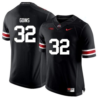 NCAA Ohio State Buckeyes Men's #32 Elijaah Goins Black Nike Football College Jersey NOB7245DU